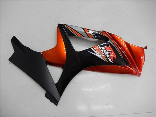 Miniatura 6 de Carenado de carrocería negro naranja plástico apto para Suzuki 2007 2008 GSXR 1000 inyección ABS nuevo mercado de accesorios kit de carrocería