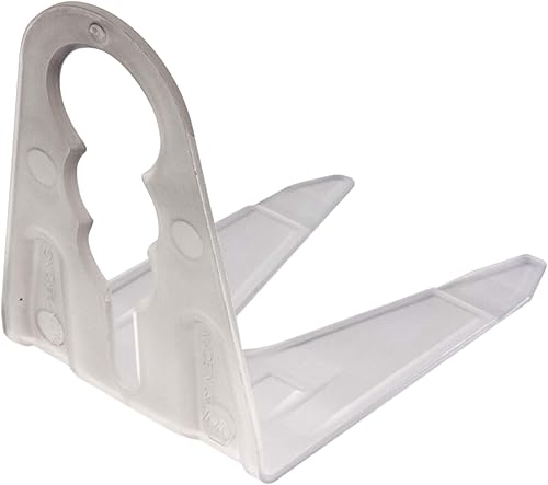 Commercial Christmas Hardware 5110-99-5635 - Pestañas de velocidad de tejas, color blanco