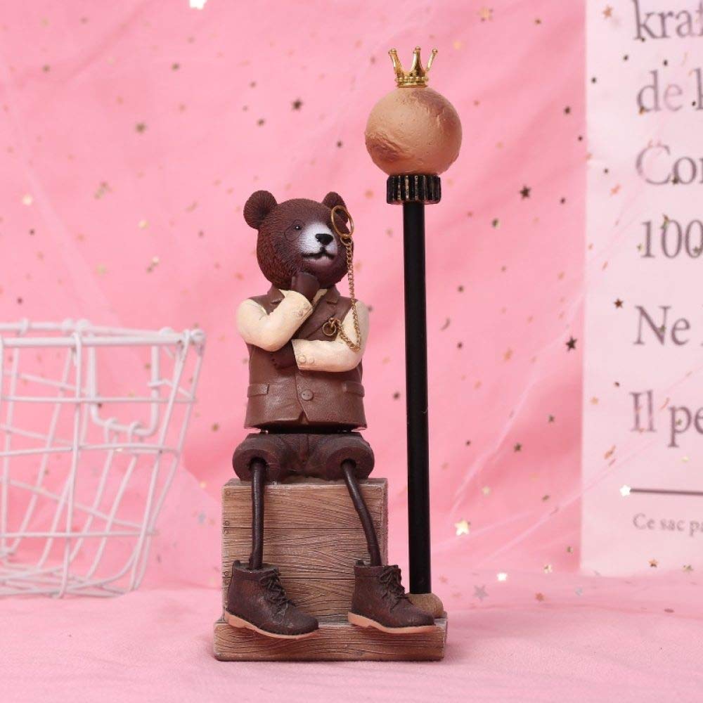 Petite statue animal lumière pour égayer un bureau sombre ou une étagère vide