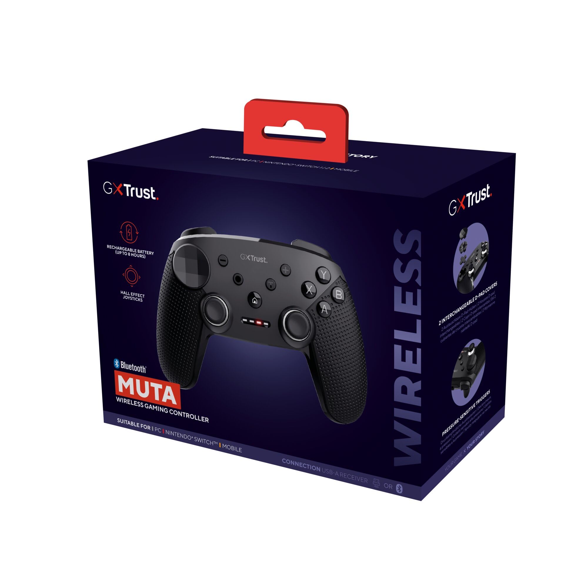 GXTrust Muta bezprzewodowy kontroler Nintendo Switch 2 / PC/Android