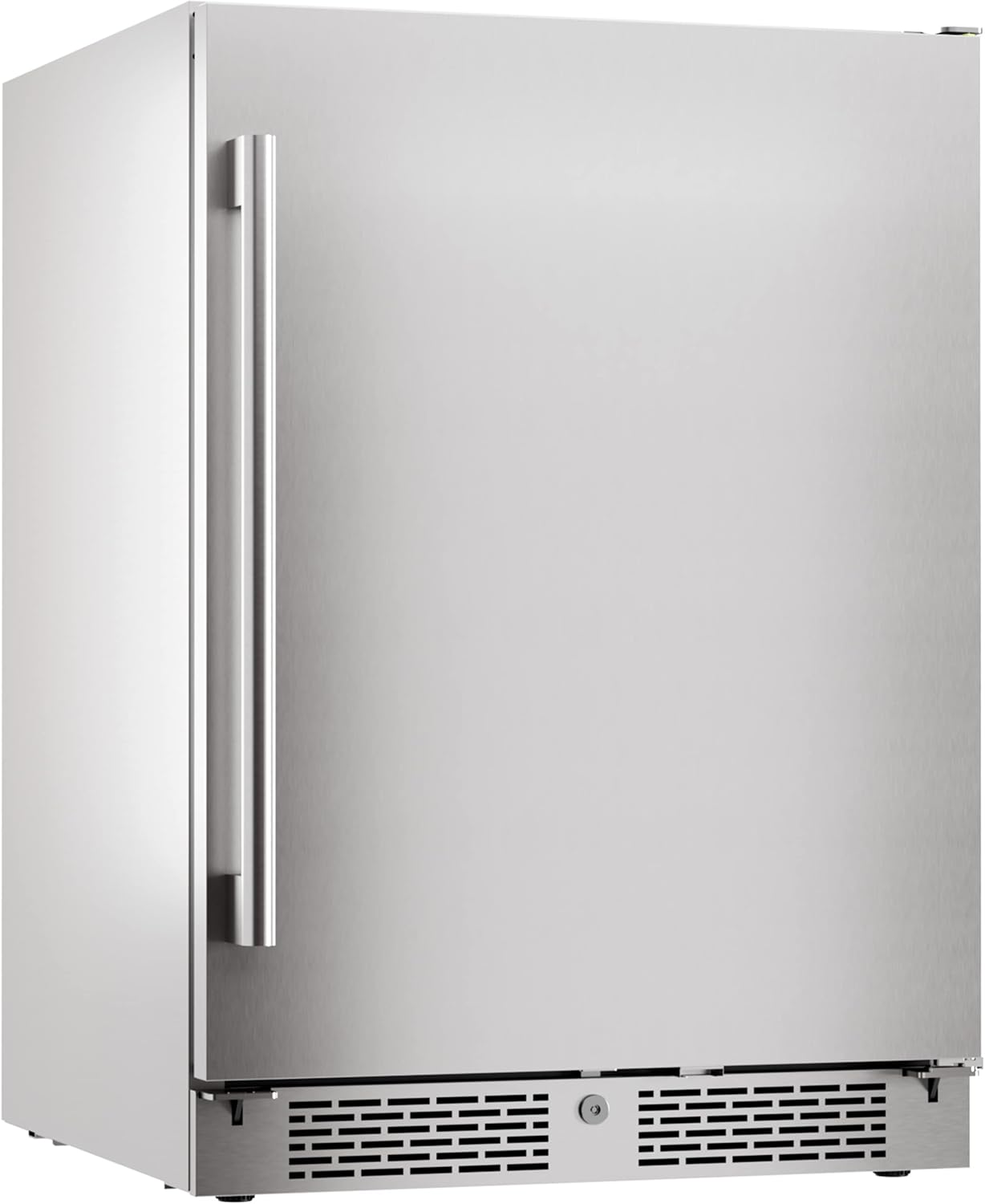 Zephyr Presrv Series 24 Inch Stainless Steel Freestanding or Built In Beverage Center 13 bottles, 84 12 oz cans (Single Zone Beverage Cooler - Outdoor)