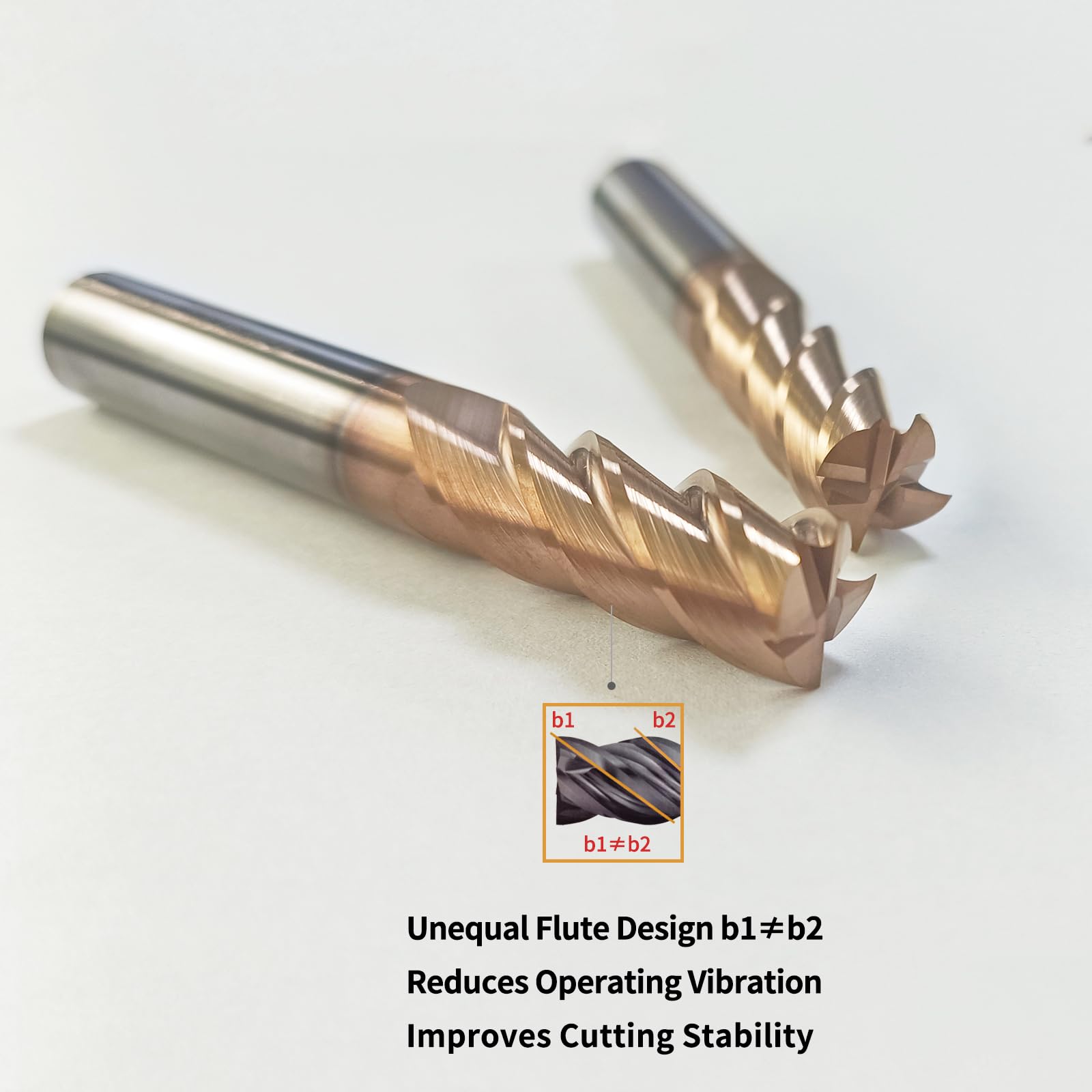 Fresas Carburo DLC - Para Aluminio Y Cobre, Revestimiento Diamante