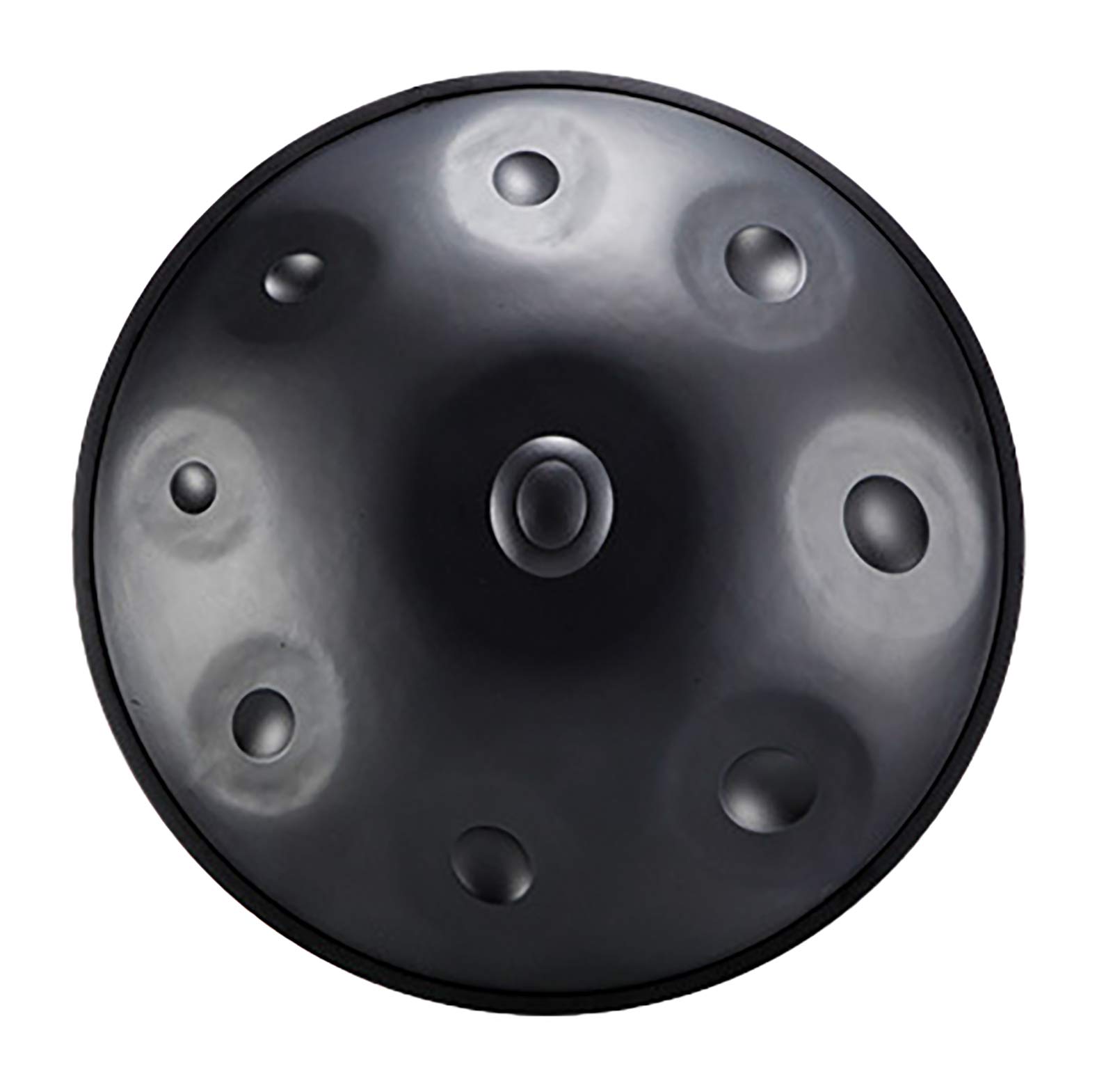 22 Pulgadas/55Cm Percusión Pandereta, 9-tono Handpan Instrumento Etéreo Tambor,Acero Lengua Tambor, Aplicable Educación Musical, Mente Curación, Con Tambor Soporte Bolsa Tambor Retro