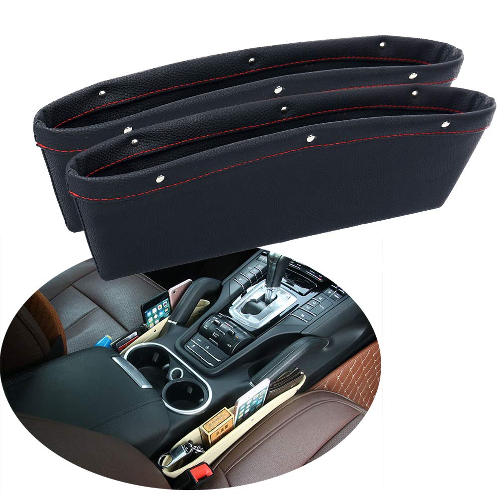 2018 2 Pack Car Pocket Organizer Seat Gap Filler Car Seat