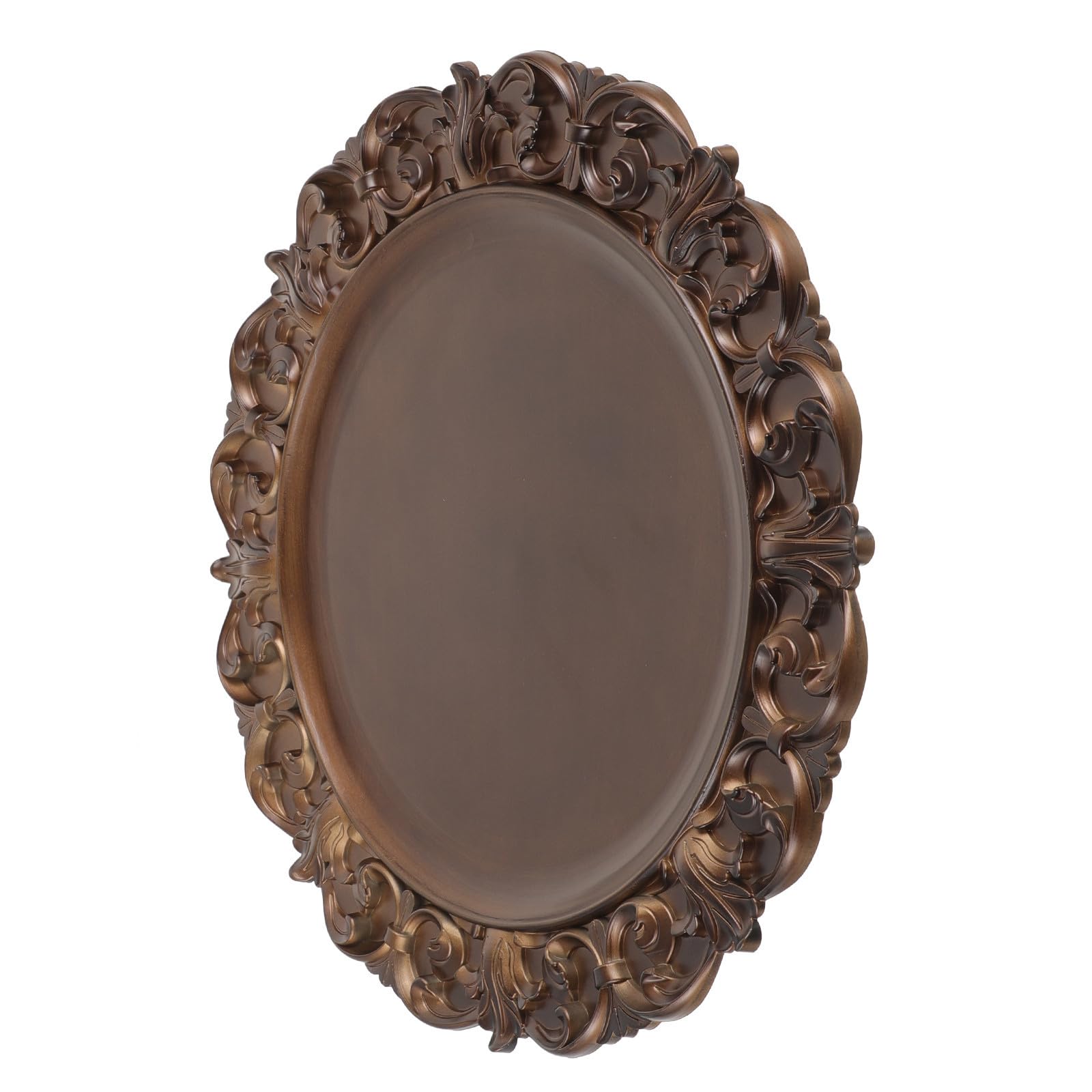 Plato para servir vintage dorado para fotografía artística y decoración exclusiva de mesas