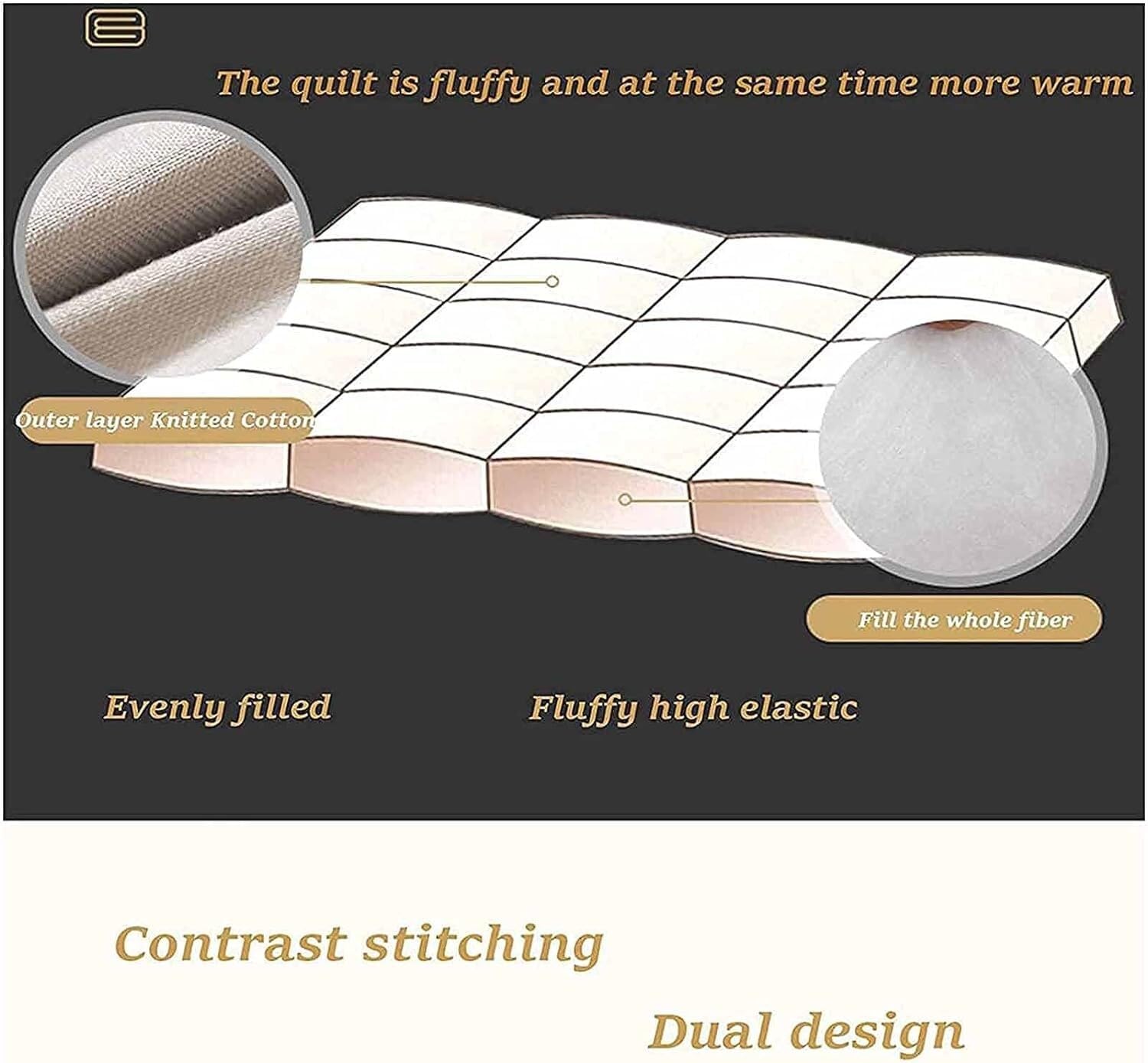 Materassino Tatami Materasso Futon Soffice E Soffice, Misura Matrimoniale, Traspirante, Portatile, Materassino per Dormitorio, Sdraio Pieghevole, Letto per Ospiti, Divano da Campeggio