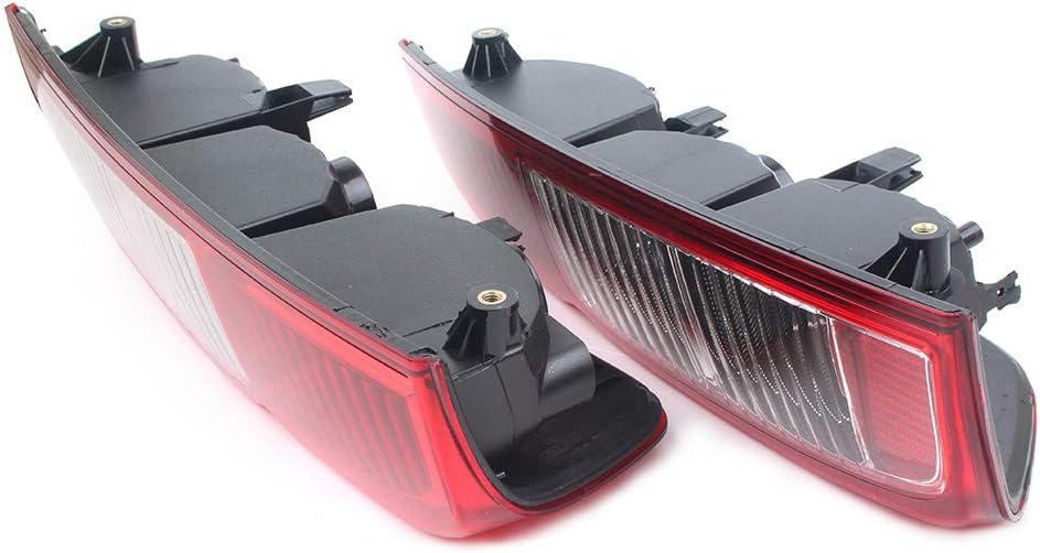 GZYF Pair Rear Taillight Lamp Shelling Housing Cover for Nissan Navara D40 Pickup Frontier 2005-2014 26555EB38A
