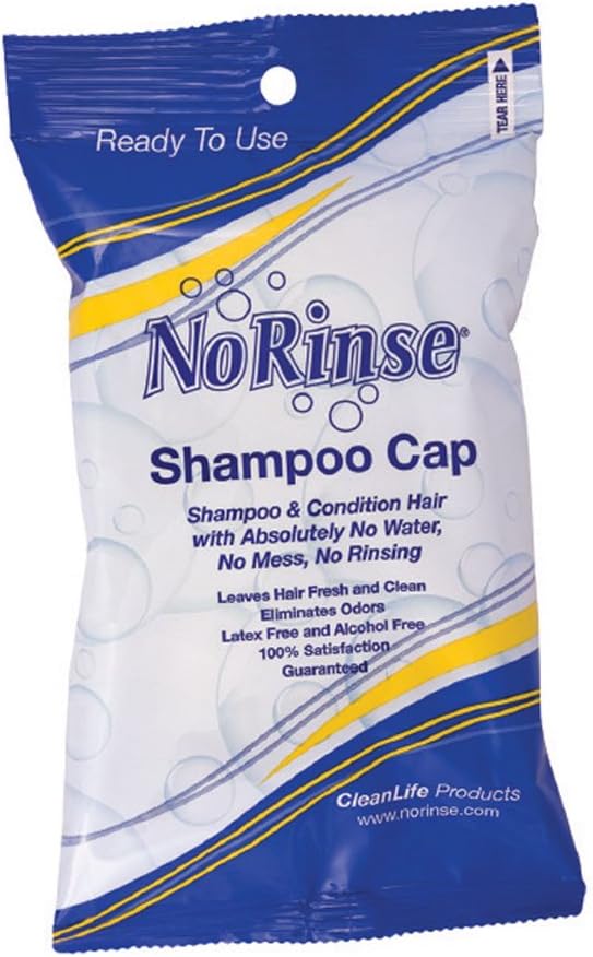 No Rinse Shampoo Conditioner Cap (Set Of 2)