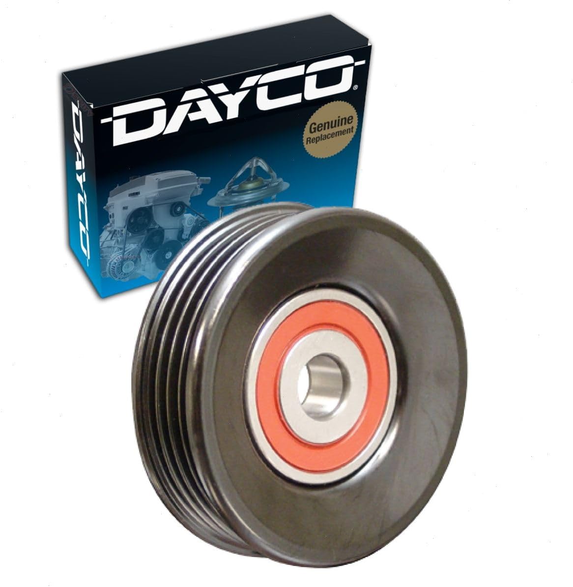 Dayco AC Drive Belt Idler Pulley compatible with Toyota Tacoma 2.4L 2.7L 3.4L L4 V6 1995-2004