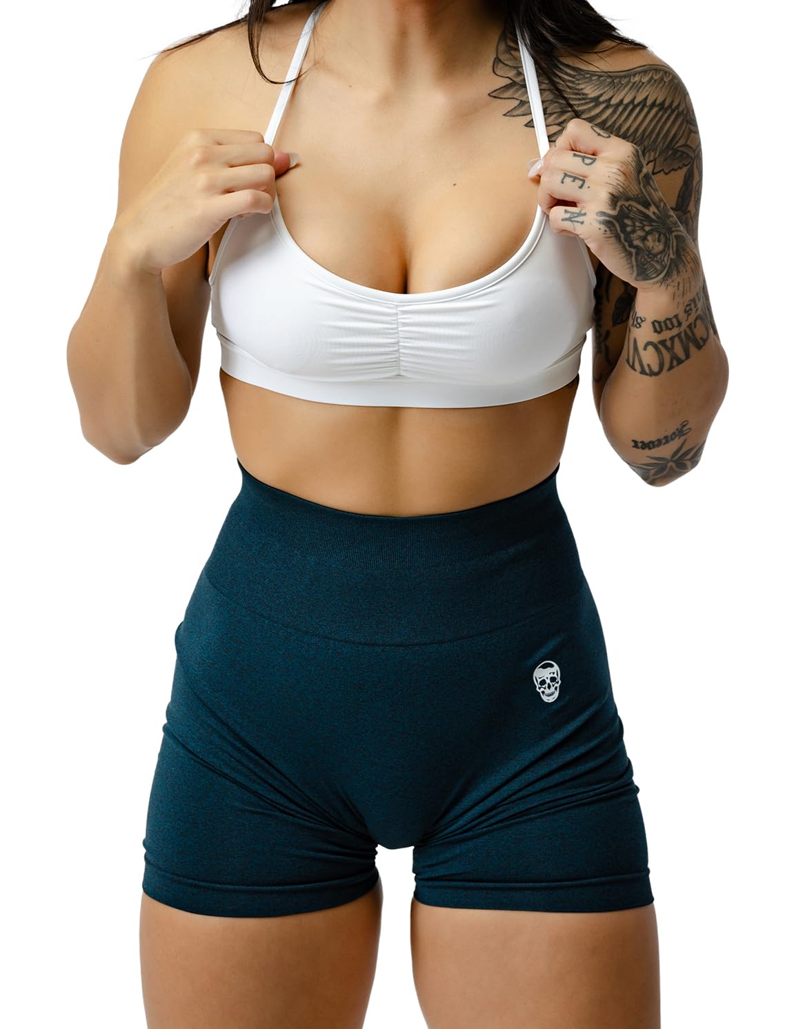 Gymreapers Infinity Seamless Workout Shorts High Waist Biker Shorts for Women Athletic Gym Running Pilates Yoga Sport Short