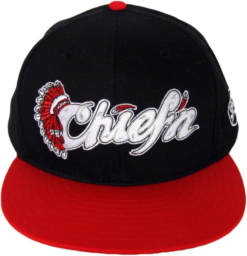 Booger Kids, Men's Chiefin' Adjustable Snapback Hat, Black