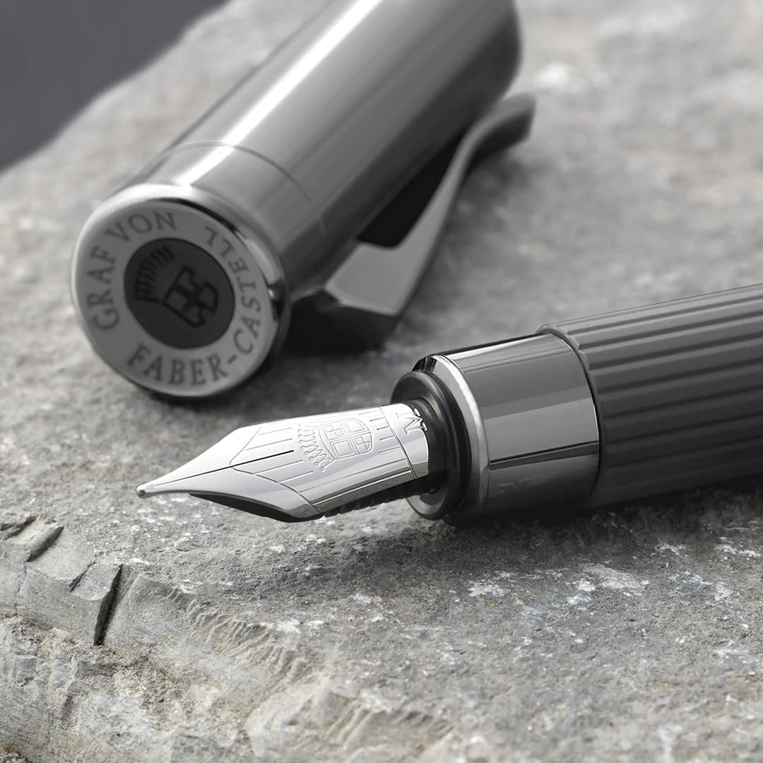 Graf von Faber-Castell 141780 Estilográfica Tamitio, Gris Piedra M