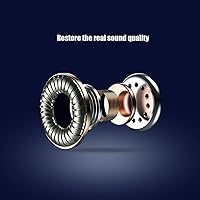 Vista 8 de Auriculares de centro de llamadas, gancho de oreja de una cara de 0.138 in con micrófono, auriculares de teléfono de una sola oreja para teléfonos