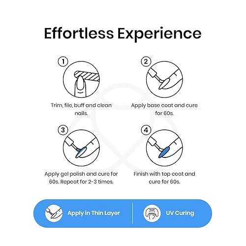 Miniatura 310 de Beetles - Esmalte de uñas en gel de 0.5 onzas fluidas (15ml), curado con lámpara LED, extracción por remojo, para arte de uñas, estética