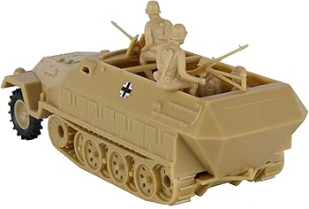 Amazon.com: BMC CTS WW2 German Hanomag Halftrack - 5pc Tan Plastic
