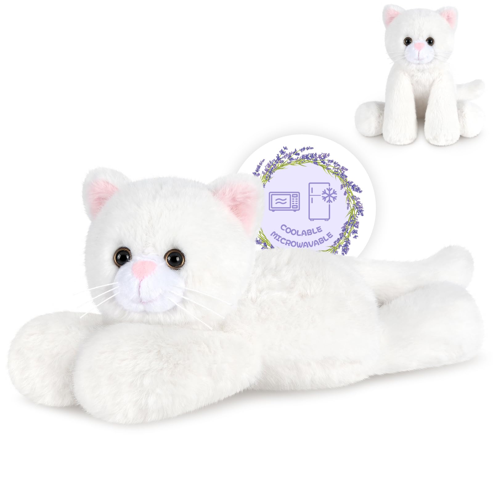 Photo 1 of SuzziPals White Cat Plush Toy