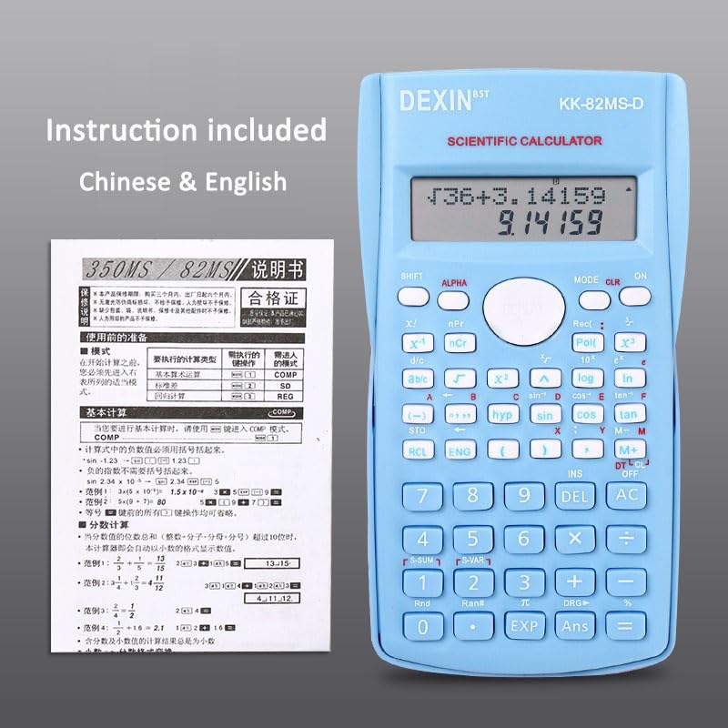 DEBUY Multifunktionaler Wissenschaftlicher Taschenrechner Mit 12