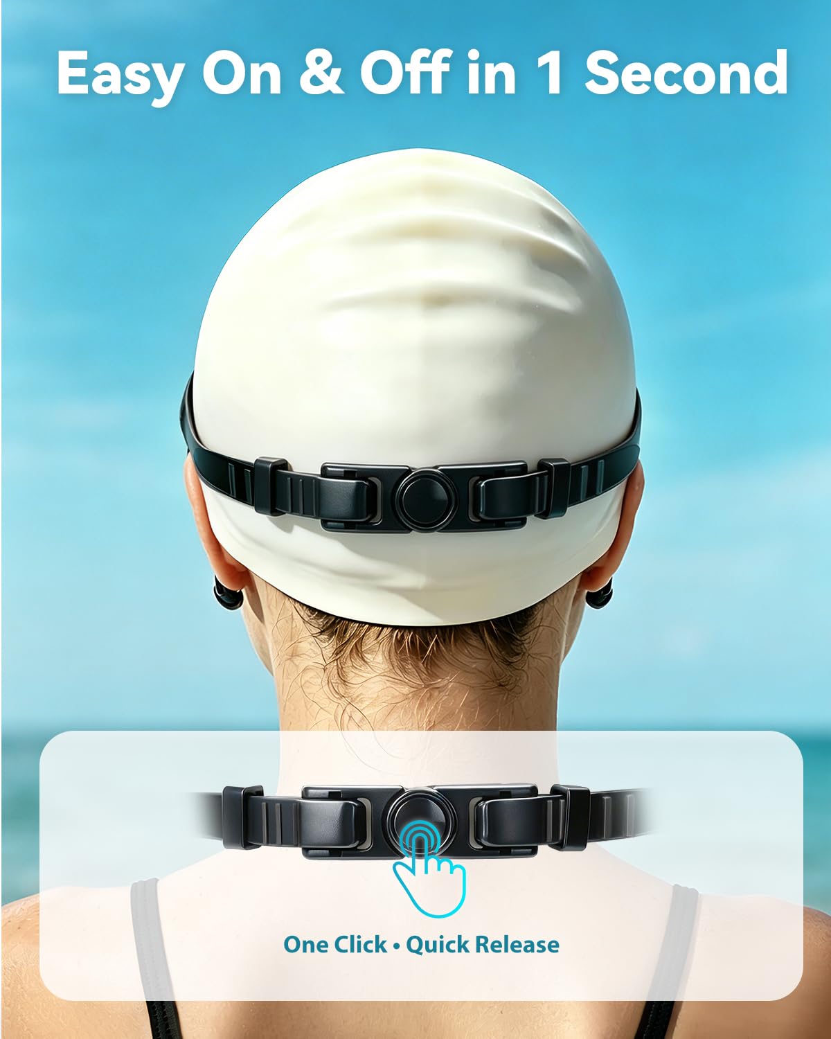 Schwimmbrille für Erwachsene, Anti-Beschlag, UV-Schutz, breite Sicht, kein Auslaufen, HD, mit Nasenstöpsel, Ohrclip, für Damen, Herren, Jugendliche, Kinder, 2 Stück