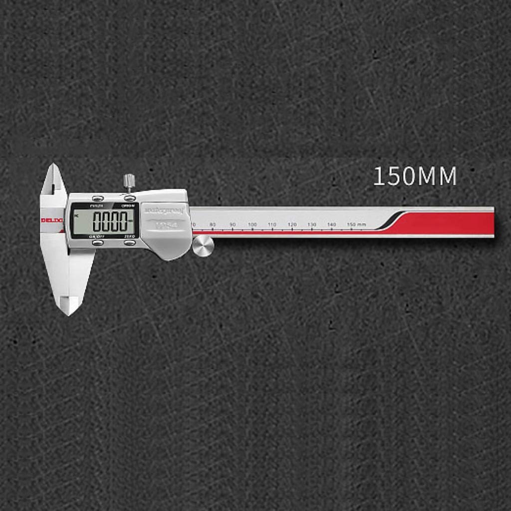 Suwalizki Elektroniczny Cyfrowy Cyfrowy Zacisk Ze Stali Nierdzewnej Vernier Caliper High Precision Industrial Pomiar Narzędzia Zakres: 0-150mm