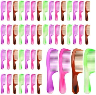 120 Pcs Individually Wrapped Disposable Combs Set - Colorful Hair Combs Bulk For Hotel, Shelter, Nursing Home, Charity, Church