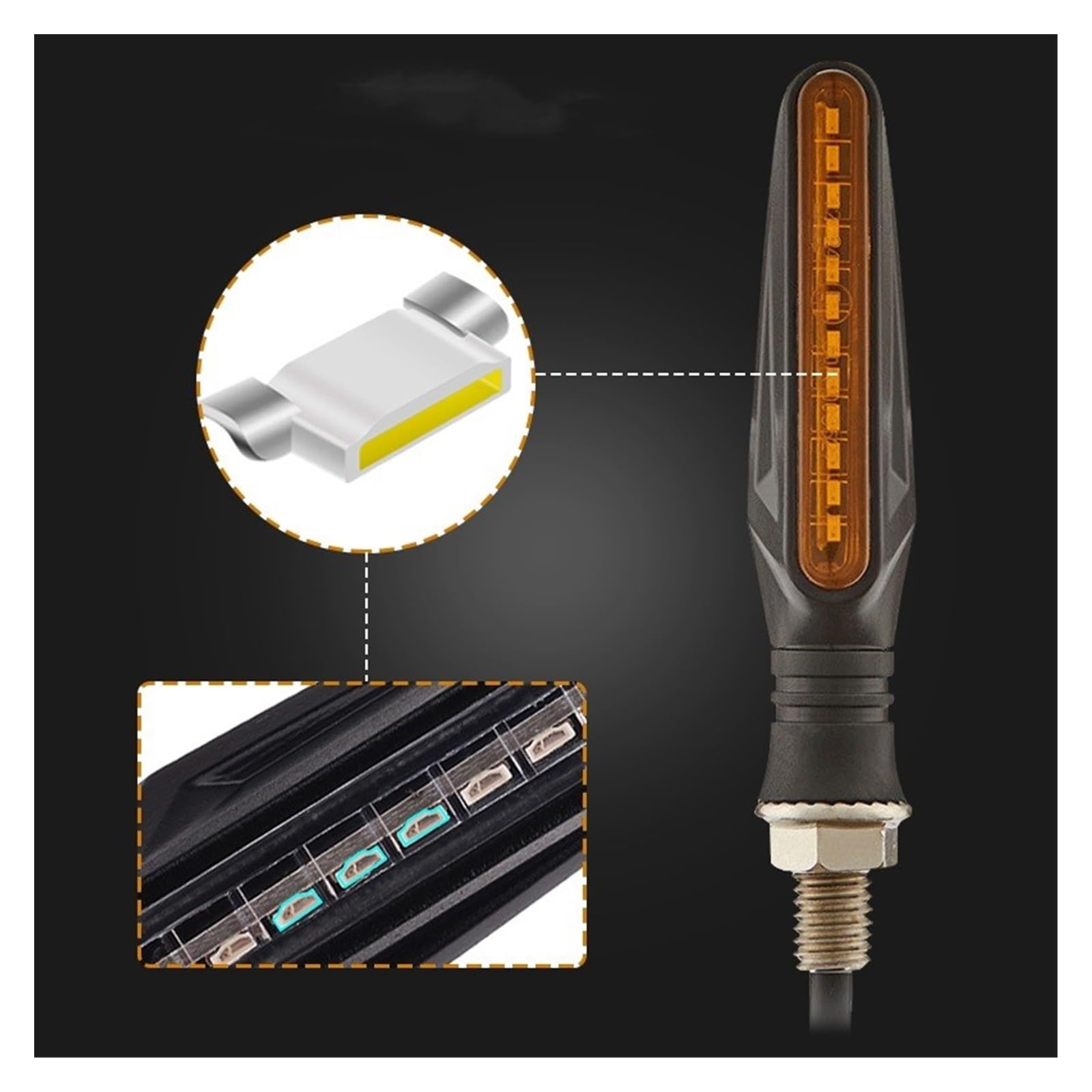 Clignotant Indicateur Clignotant De Moto E11 Marque Construit Relais Clignotants Indicateur Clignotant Clignotant Universel M10 Boulon