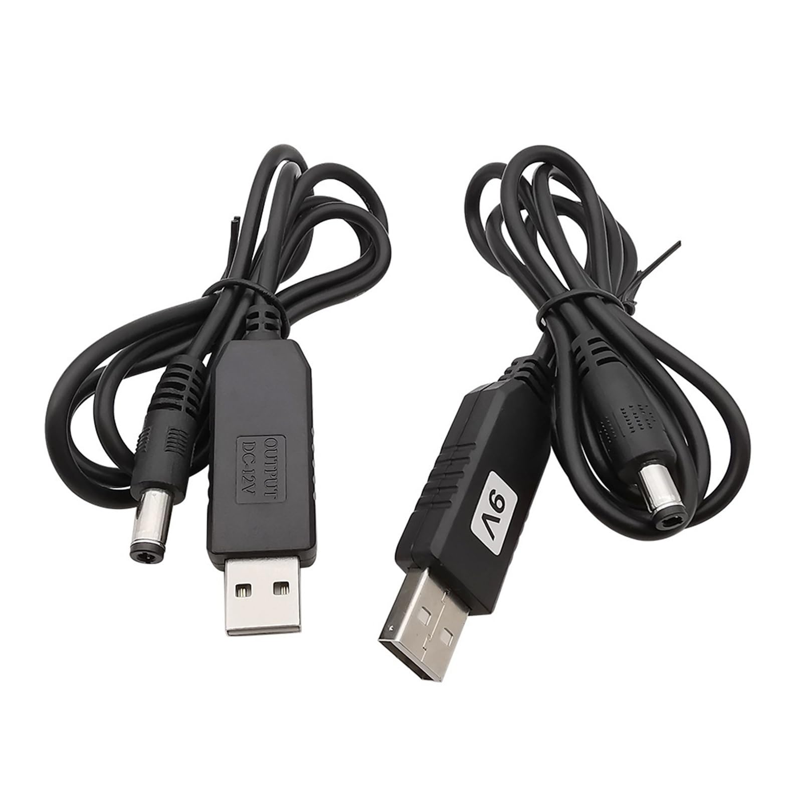 Konwerter USB na DC Boost 5 V-9 V/12 V 5,5 x 2,1 mm kabel do ładowania router wentylator (typ E)