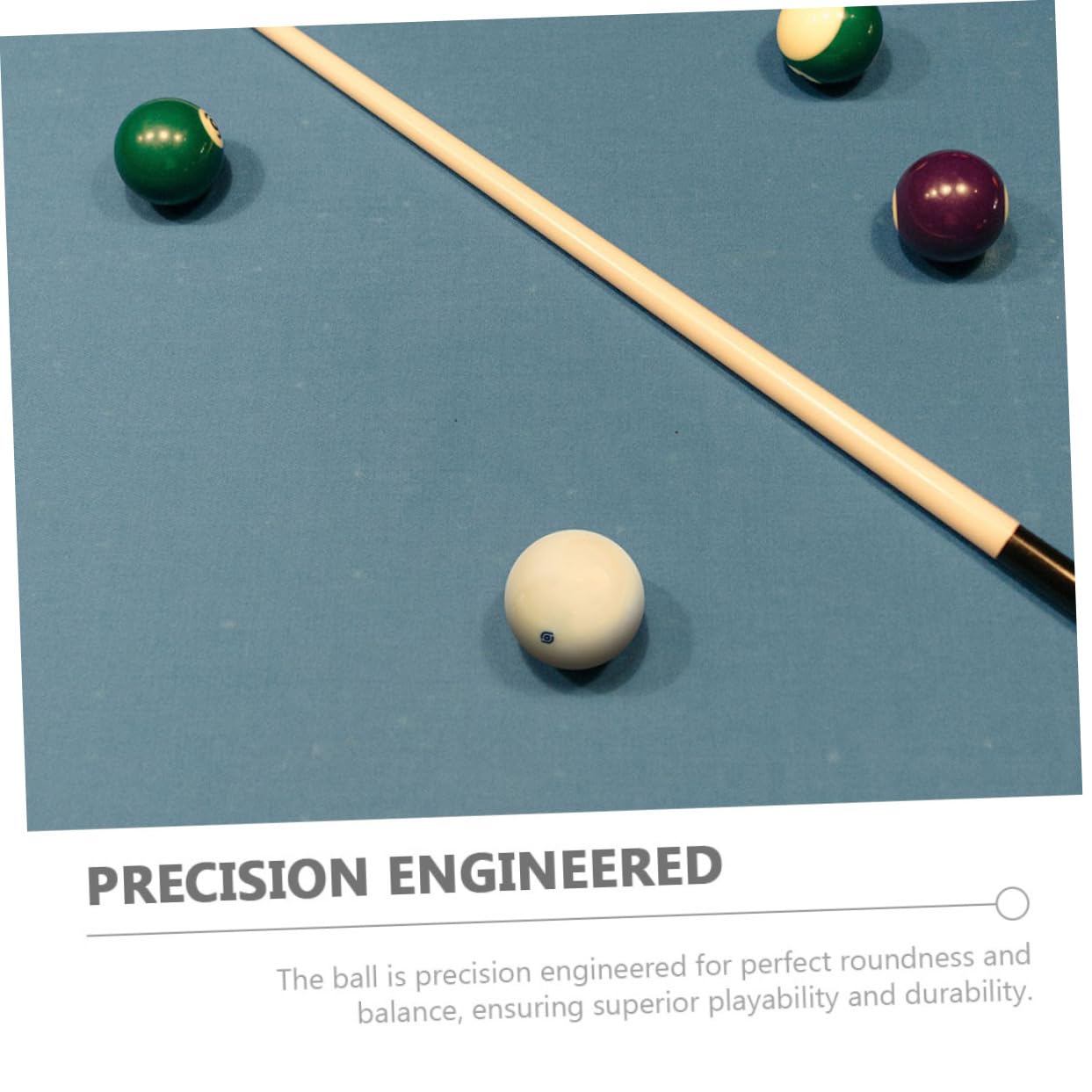 ifundom 2Pcs Professional Wear Resistant Balls High Grade Billiard Balls for All Skill Levels Calibrated Polished Billiard Necessity for Improved Playability