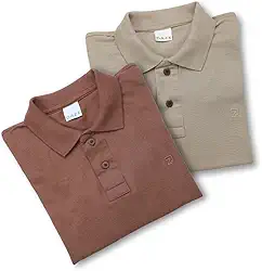 KIT 2 Camisas Polo Masculina Algodão