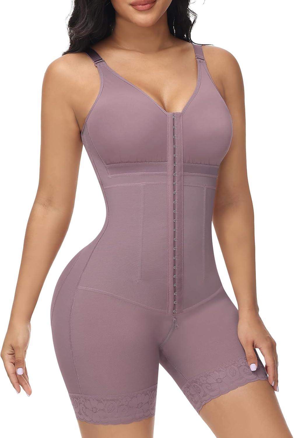 M MYODRESS Fajas Colombianas Moldeadoras Postpartum Stage 2 Body Shaper Compression Garment Tummy Tuck Shapewear with Bra
