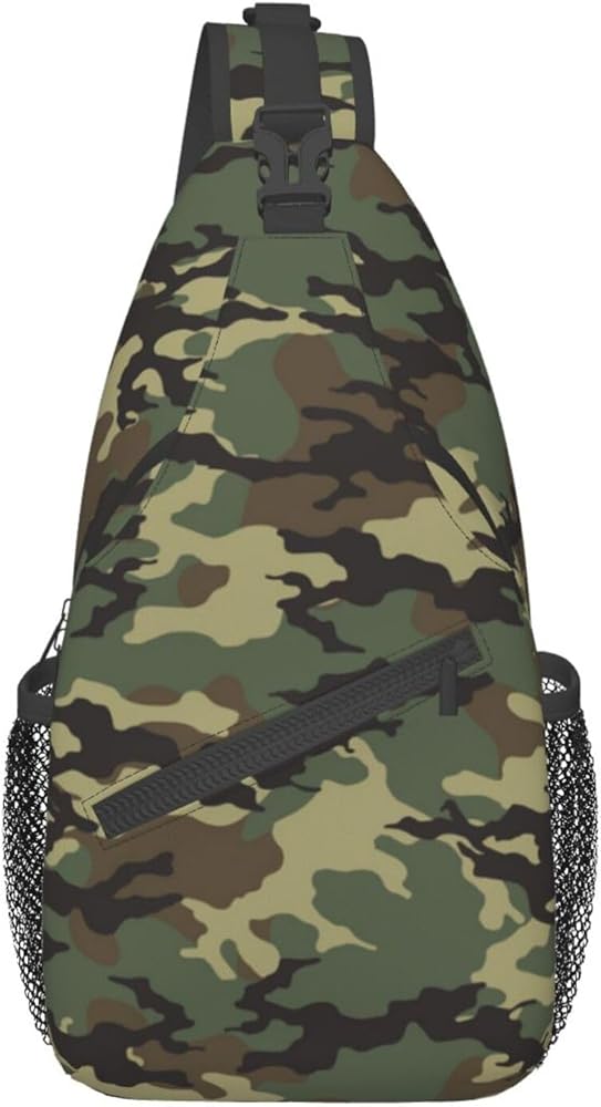 Amazon.com | COFEIYISI Camo Sling Bag for Men Women Classic Green