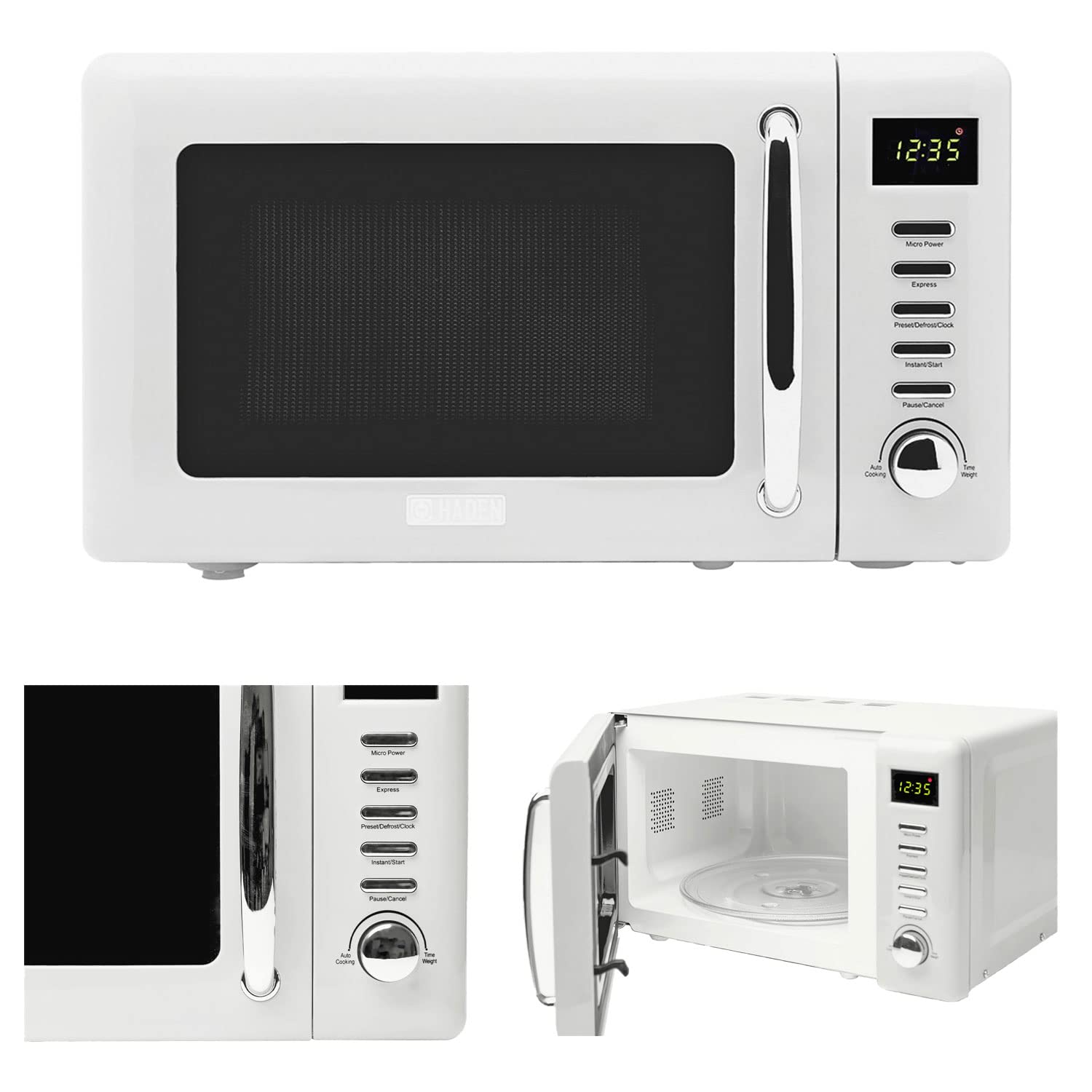 Haden Heritage Retro Style Stainless Steel Toaster, Electric Kettle, 12