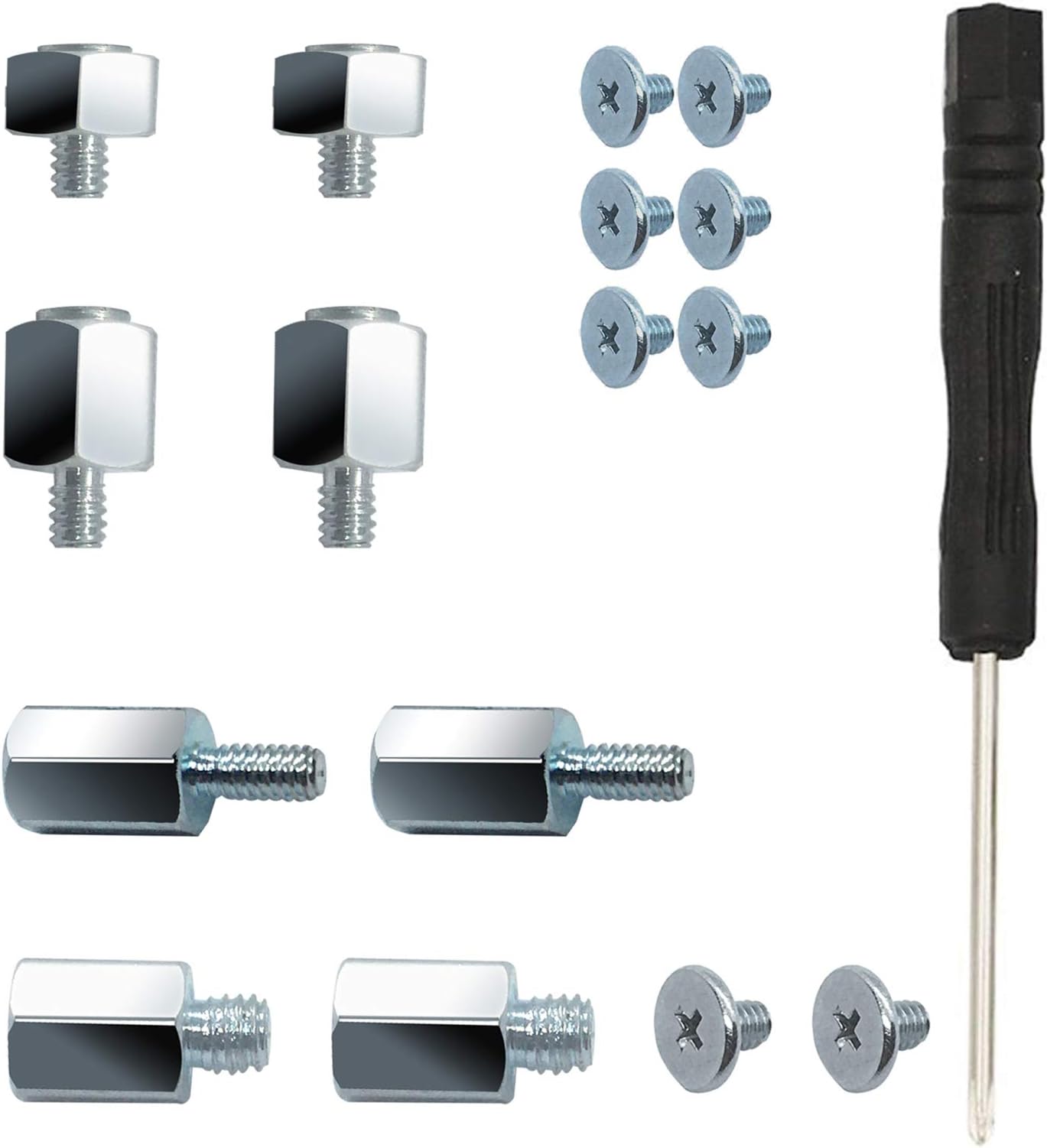 m.2 ssd Screw kit, M.2 Screws Mounting Screws Kit Components for Asus Gigabyte ASRock Motherboard and Nvme