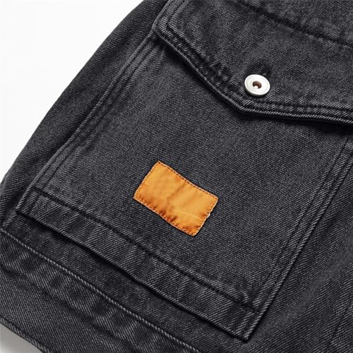 Chaqueta de mezclilla para hombre style casual miniatura 6