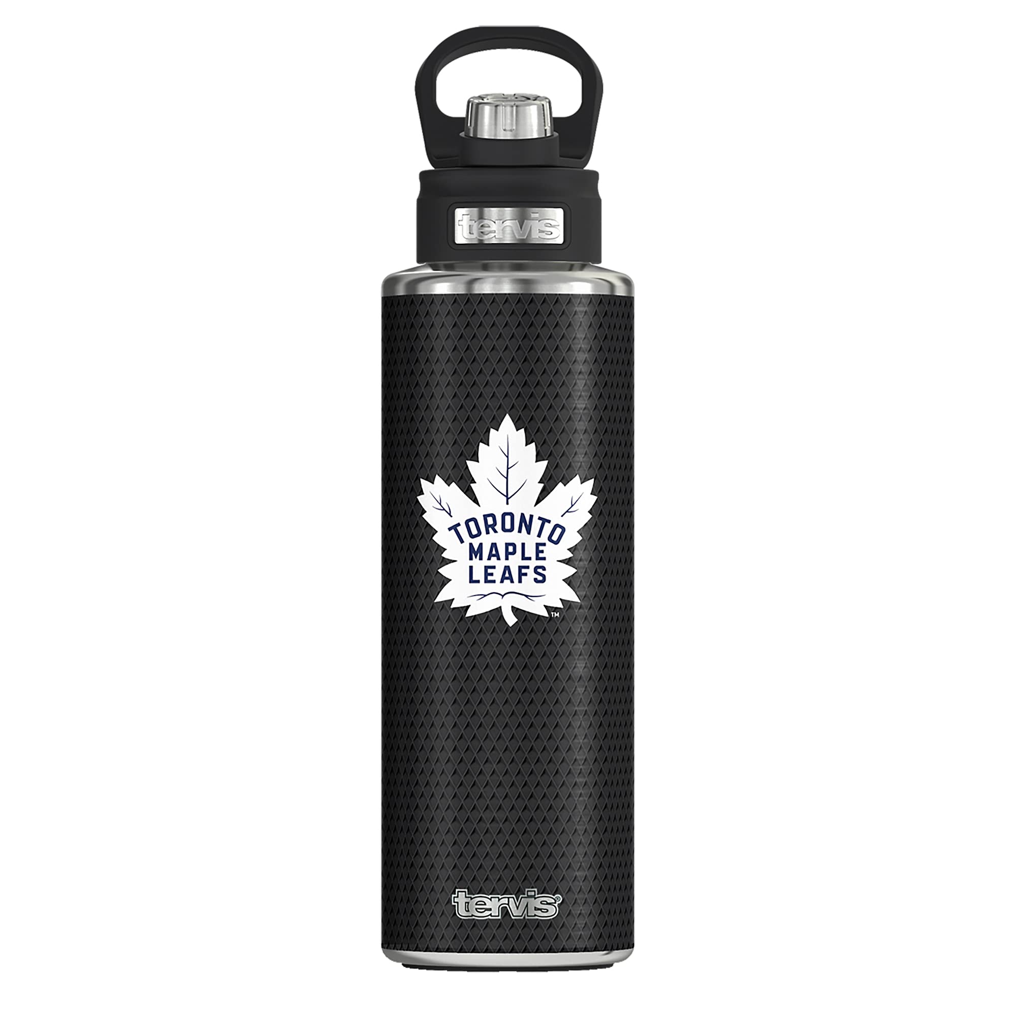 Tervis NHL Toronto Maple Leafs Hockey Puck Triple Walled Insulated Tumbler, 24oz Wide Mouth Bottle, Stainless Steel
