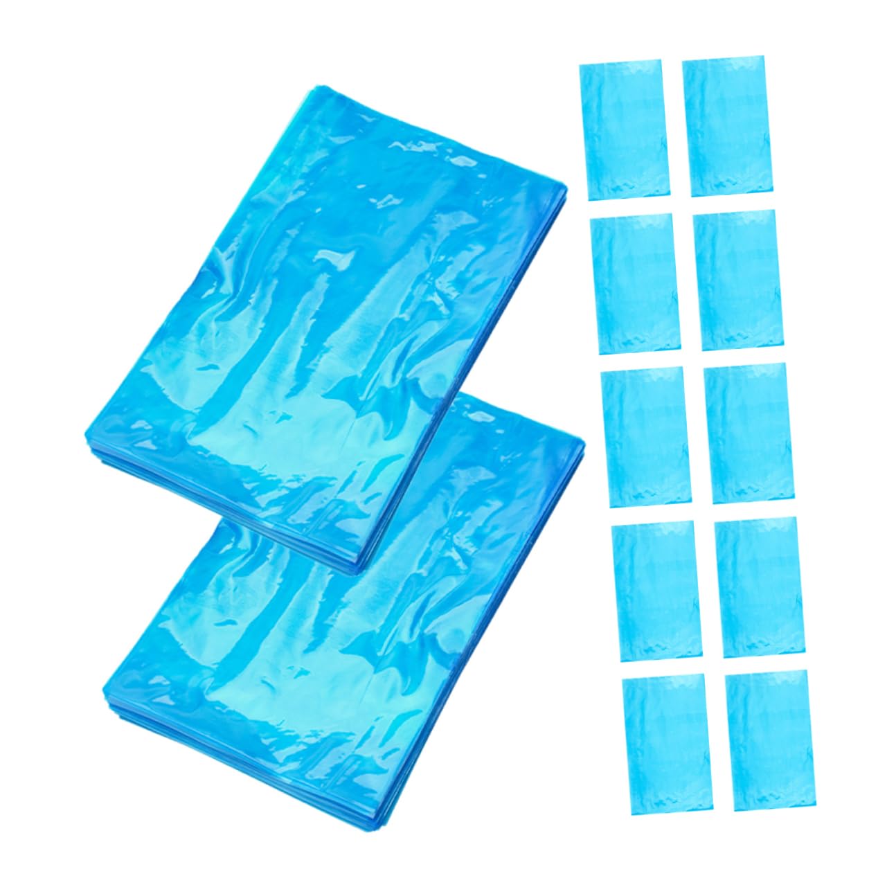 Mikinona 250pcs Tattoo Bottle Wash Bag Cleaning Bottle Bags for Tattoos Spout Bottle Pouch Portable Sealed Tattooing Supplies