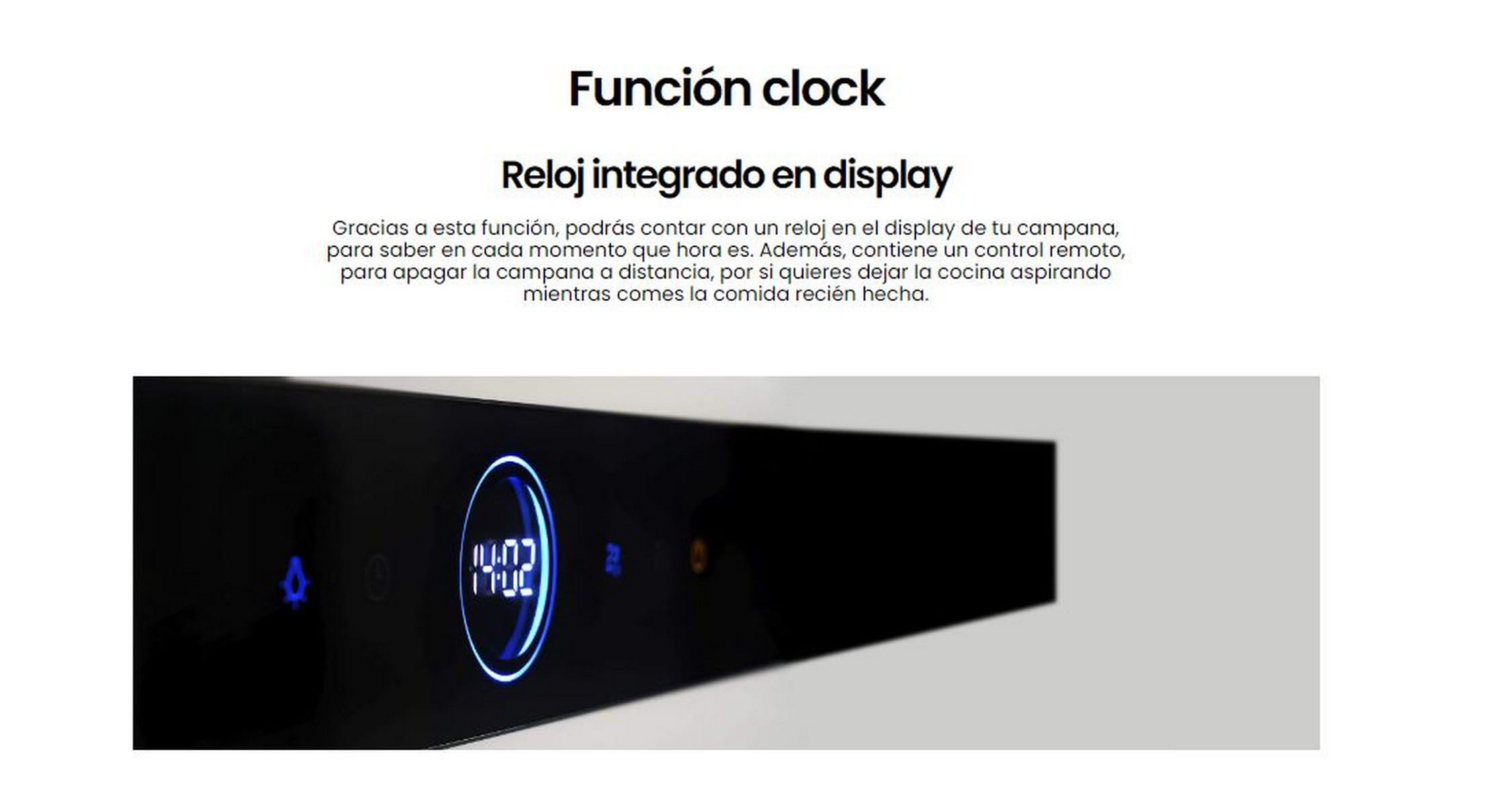 INFINITON Campana Extractora CMPT-A60I, 800 m3/h de extracción, Ancho 60 cm, Diseño en T invertida, Touch Panel,4 Niveles de potencia de succión, Función Lampara, A, Inox
