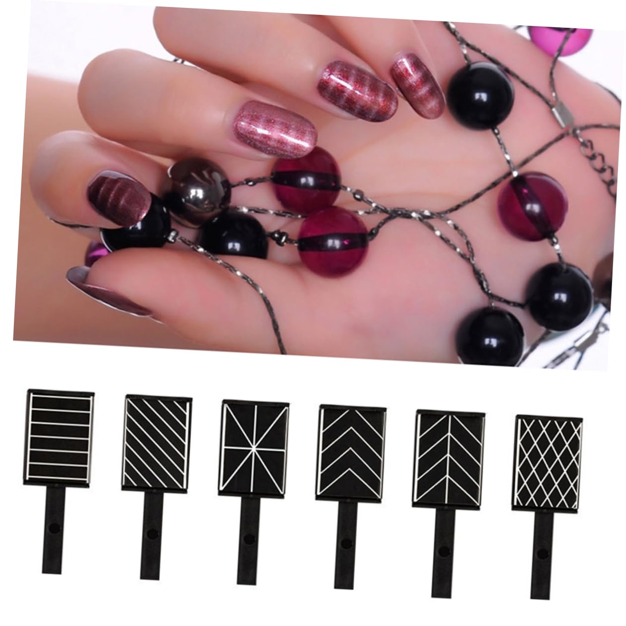 Healeved 27pezzi Kit Magnet Plate Stick Per Unghie Cat Eye Gel Uv Led Per Manicure Strumenti Di Nail Art Facili Da Usare Inclusi Magneti Per Disegni Creativi