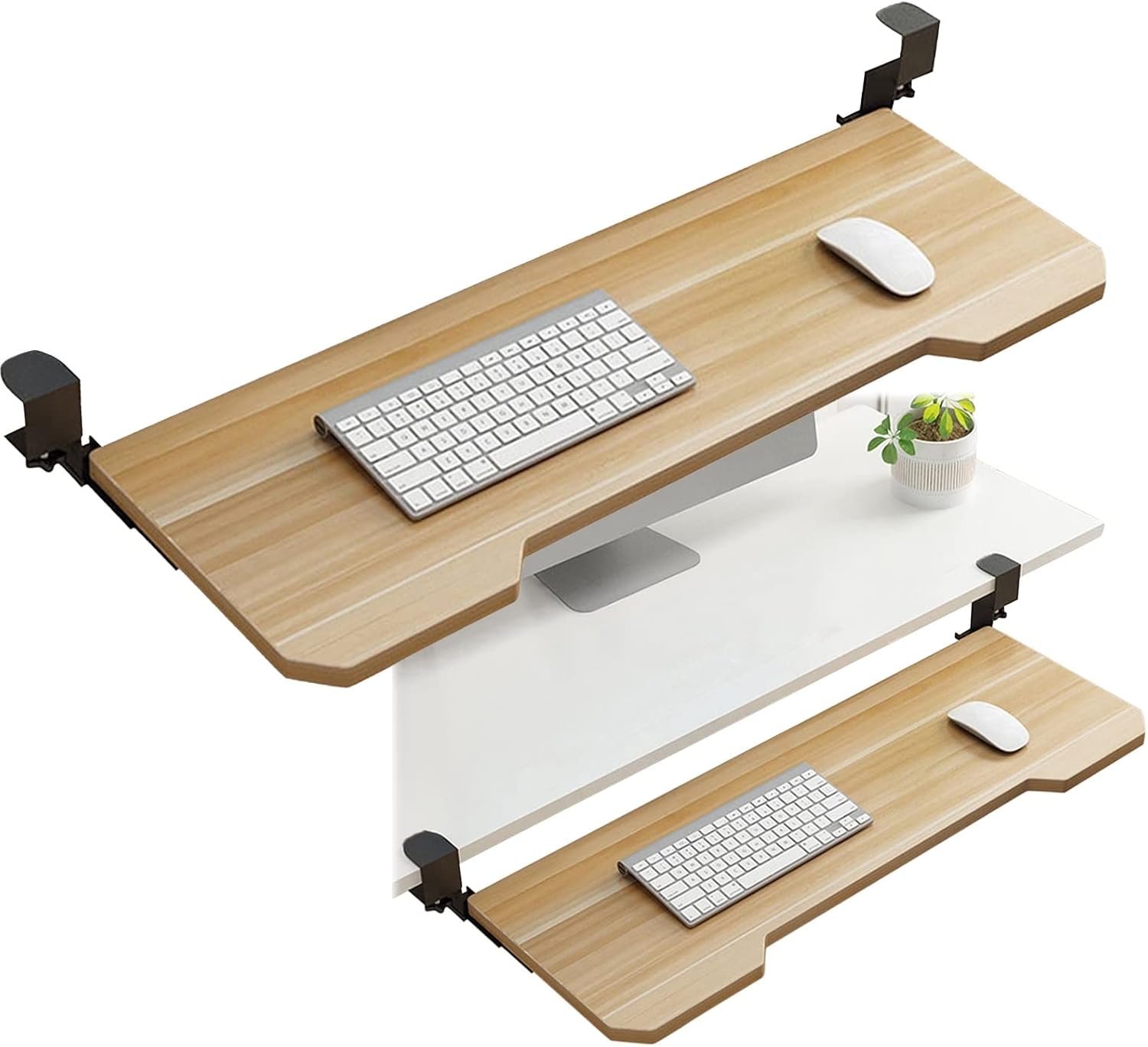 Keyboard Platforms Under Desk Sliding Keyboard Tray Office
