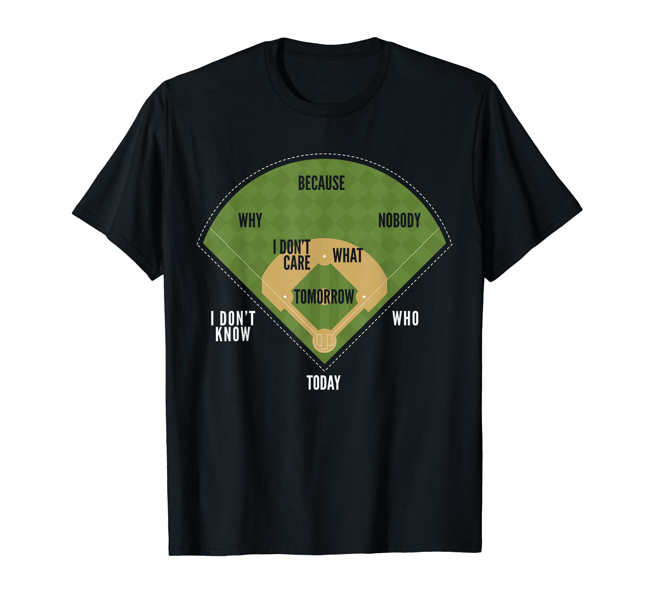 for a Who's on First Baseball Fan T-Shirt