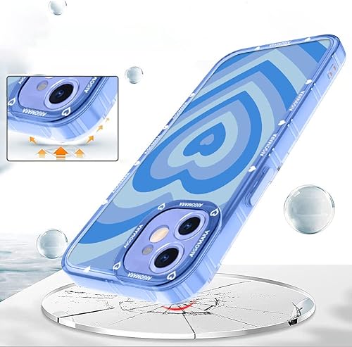 Miniatura 4 de AIGOMARA Funda suave para iPhone 11 de 6.1 pulgadas con protector de pantalla, delgada, flexible, suave, diseño de TPU a prueba de golpes,