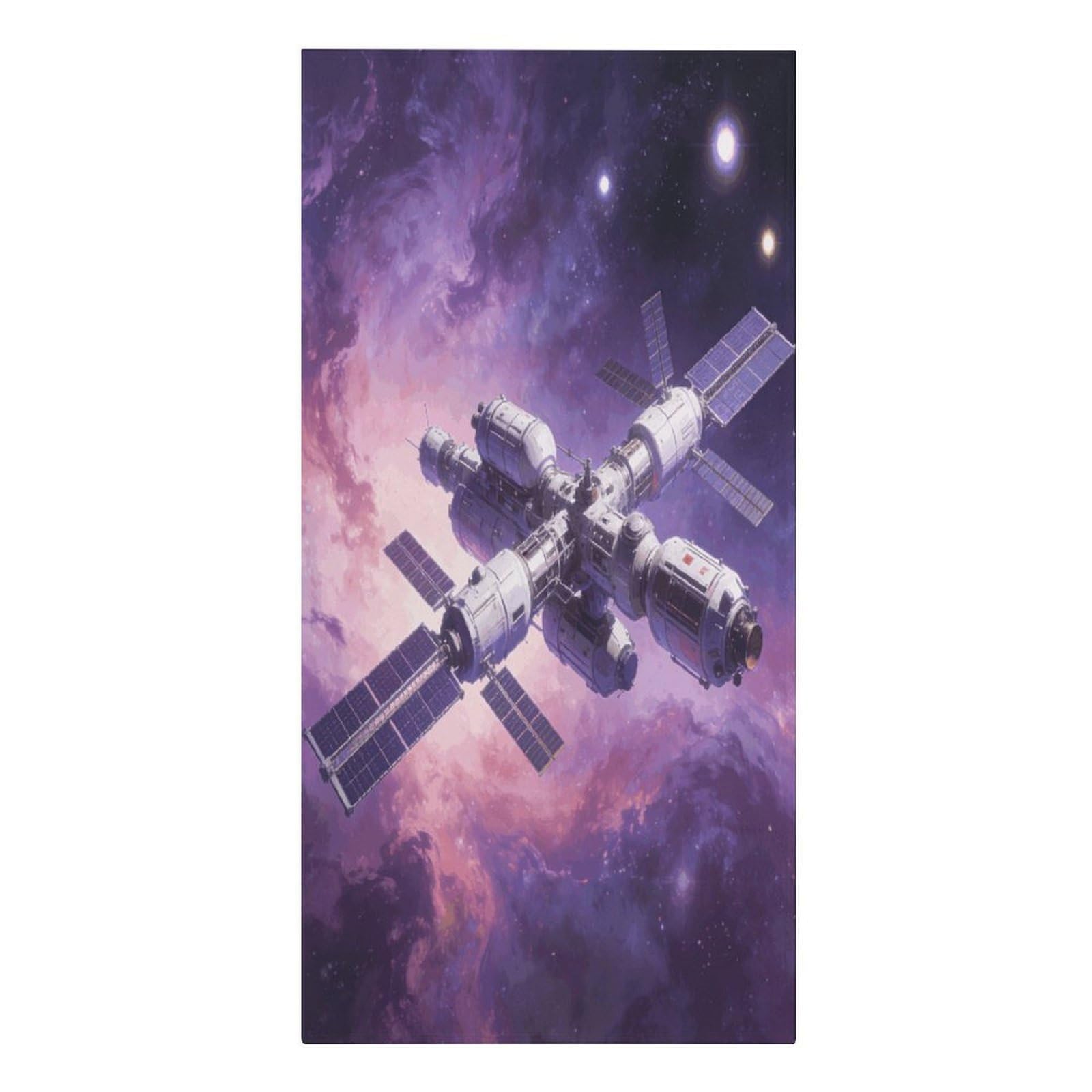 VstaDank Space Beach Towels Microfiber Absorbent Extra Large Bath Towels Quick Dry Lightweight Thin Pool Towel Soft Swim Travel Towel Beach Accessories for Adult Gift