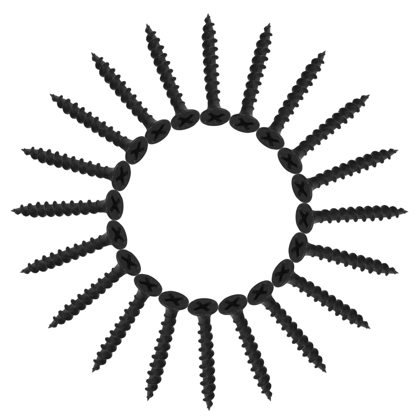 Alipis Dry Wall Screws Assortment Kit 100pcs Self-Tapping Metal Screws for Fixing