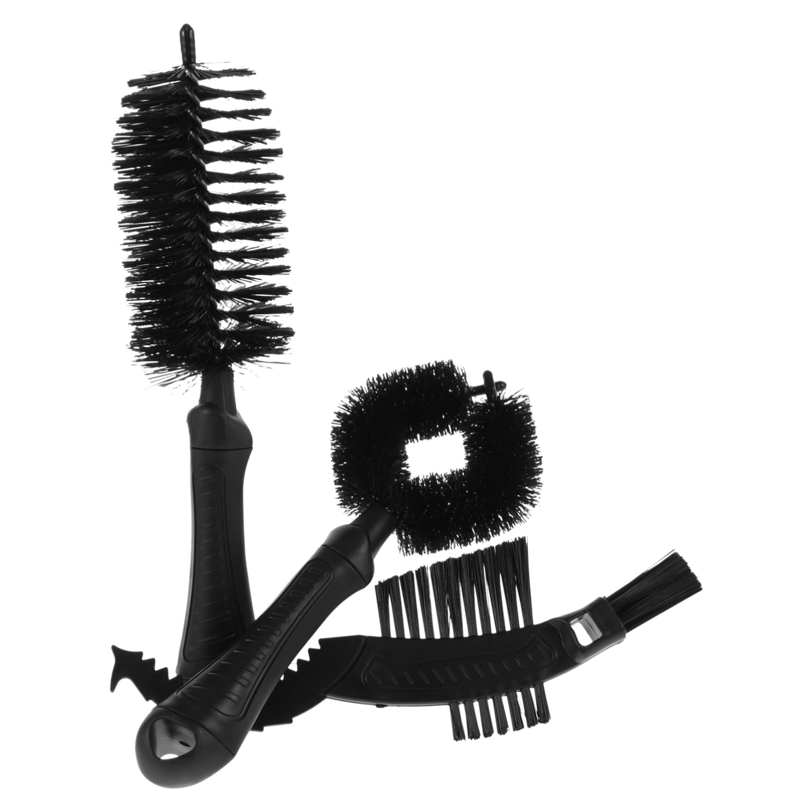 HEMOTON Motorcycle Accessory Compact Bike Chain Cleaner Reusable Chain Brush for Smooth Riding