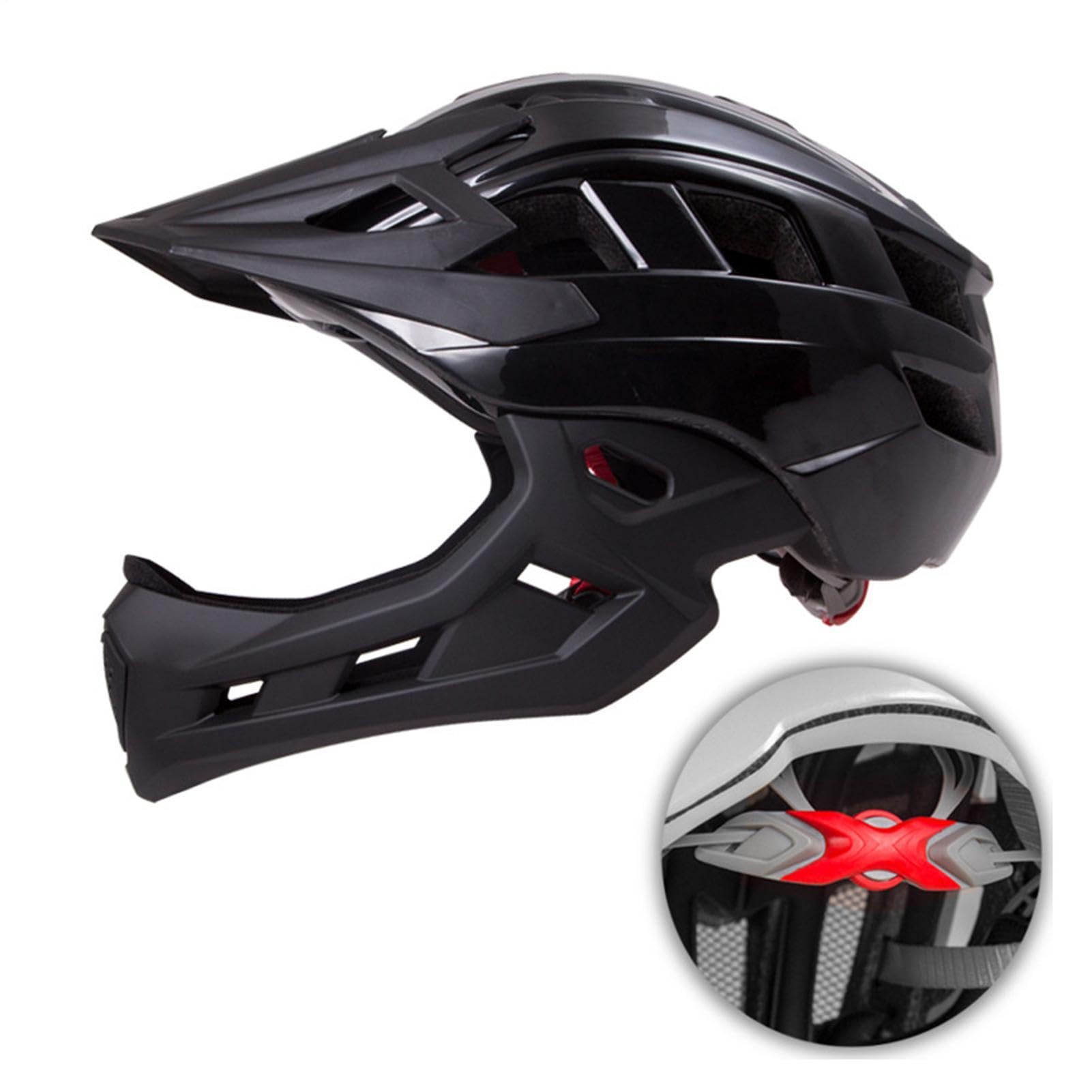 Kask motocyklowy dla dzieci i dzieci, regulowana, pełna ochrona głowy | Kask rowerowy górski i szosowy dla dziewcząt podczas uprawiania sportu i jazdy na rowerze, deskorolce, rolkach i rowerze