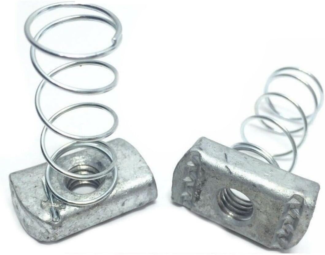 (#4121G) P1008 3/8-16 Hot Dip Galvanized Spring Nuts for Krixis Channel 50/BOX