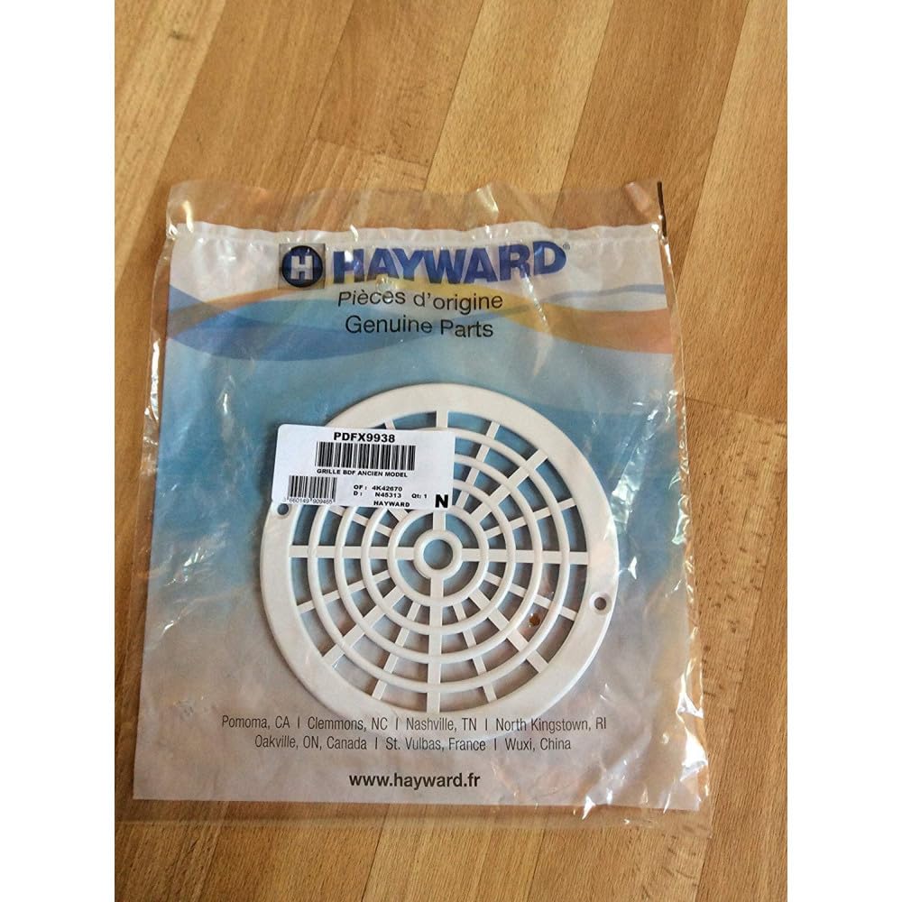 Hayward - Rejilla de desagüe de Fondo cofies (diámetro ext. 175 mm