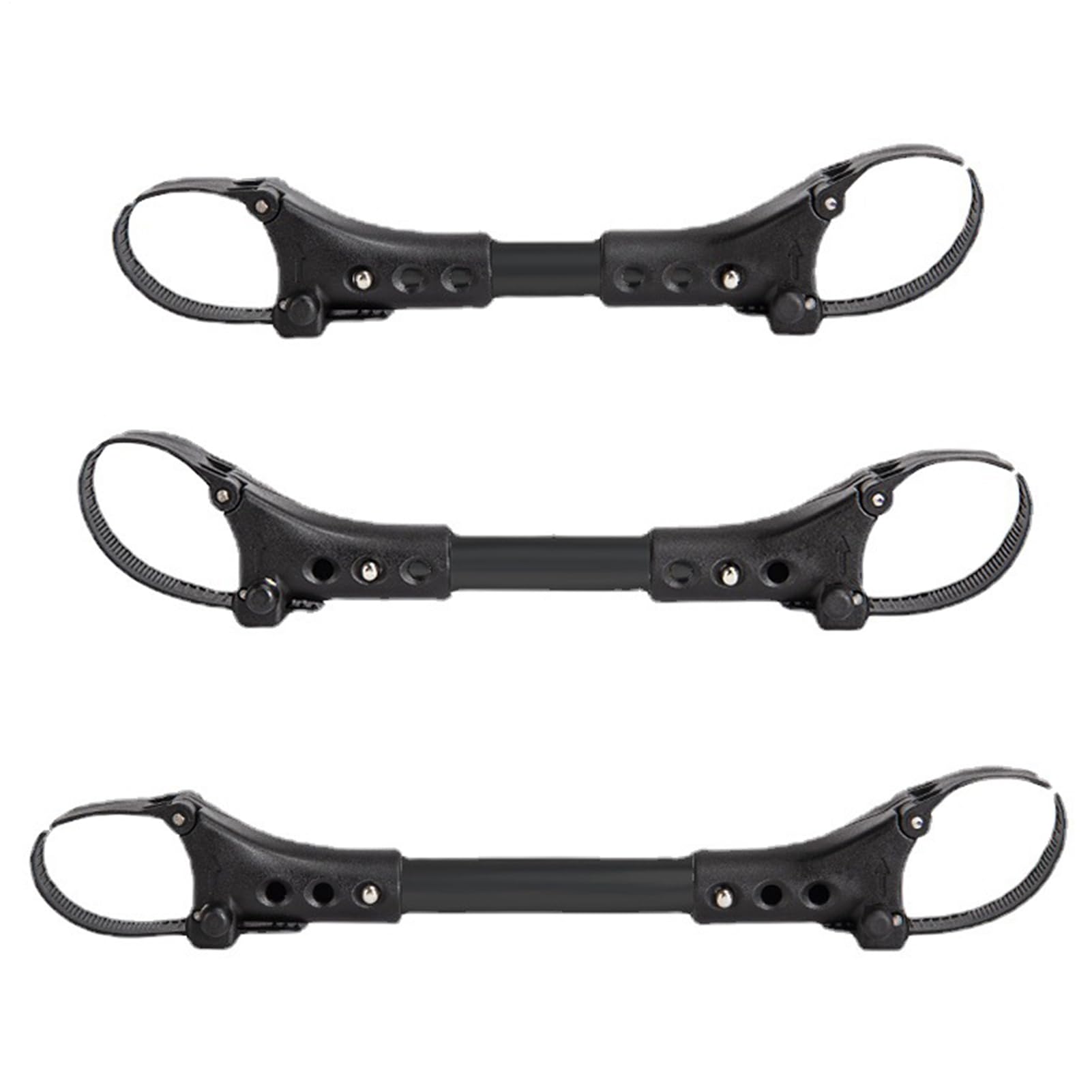 Connettore per passeggino – Doppia clip per carrello per installazione side-by-side | universale doppio collegamento per passeggino, accoppiatore adattatore per carrozzina, morsetto sicuro per