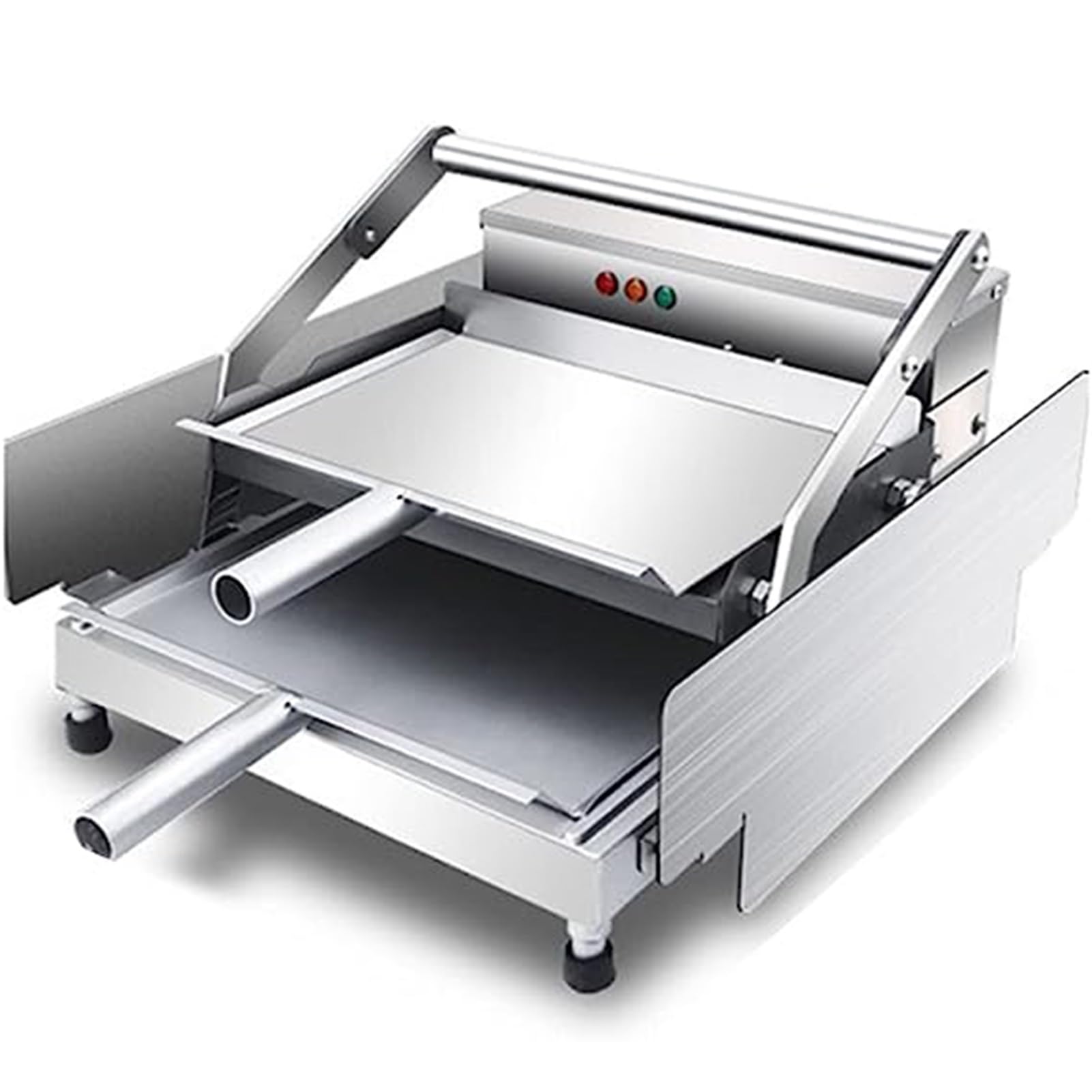 Automatic Hamburger Toaster, Double-Layer Toaster Heating Hamburger Oven, Hamburger Shop Machinery Equipment, 0-3 Minutes Timer, 50-300? Adjustable Temperature (Color : A)