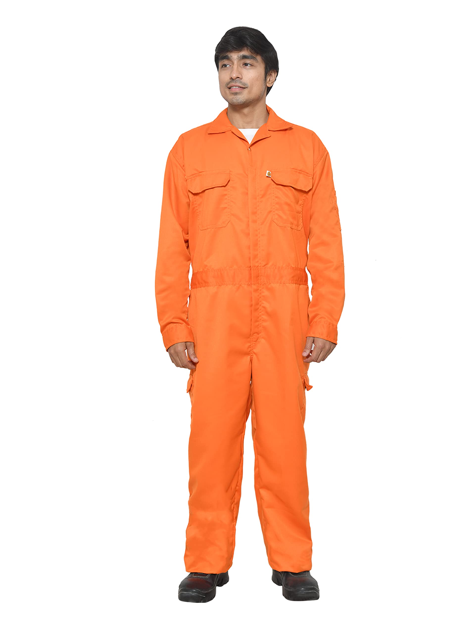 BANG SAFETY Industrial Workwear Coverall Suit - Orange, Durable 190 GSM (B09QM95DL7) Amazon Price History, Amazon Price Tracker