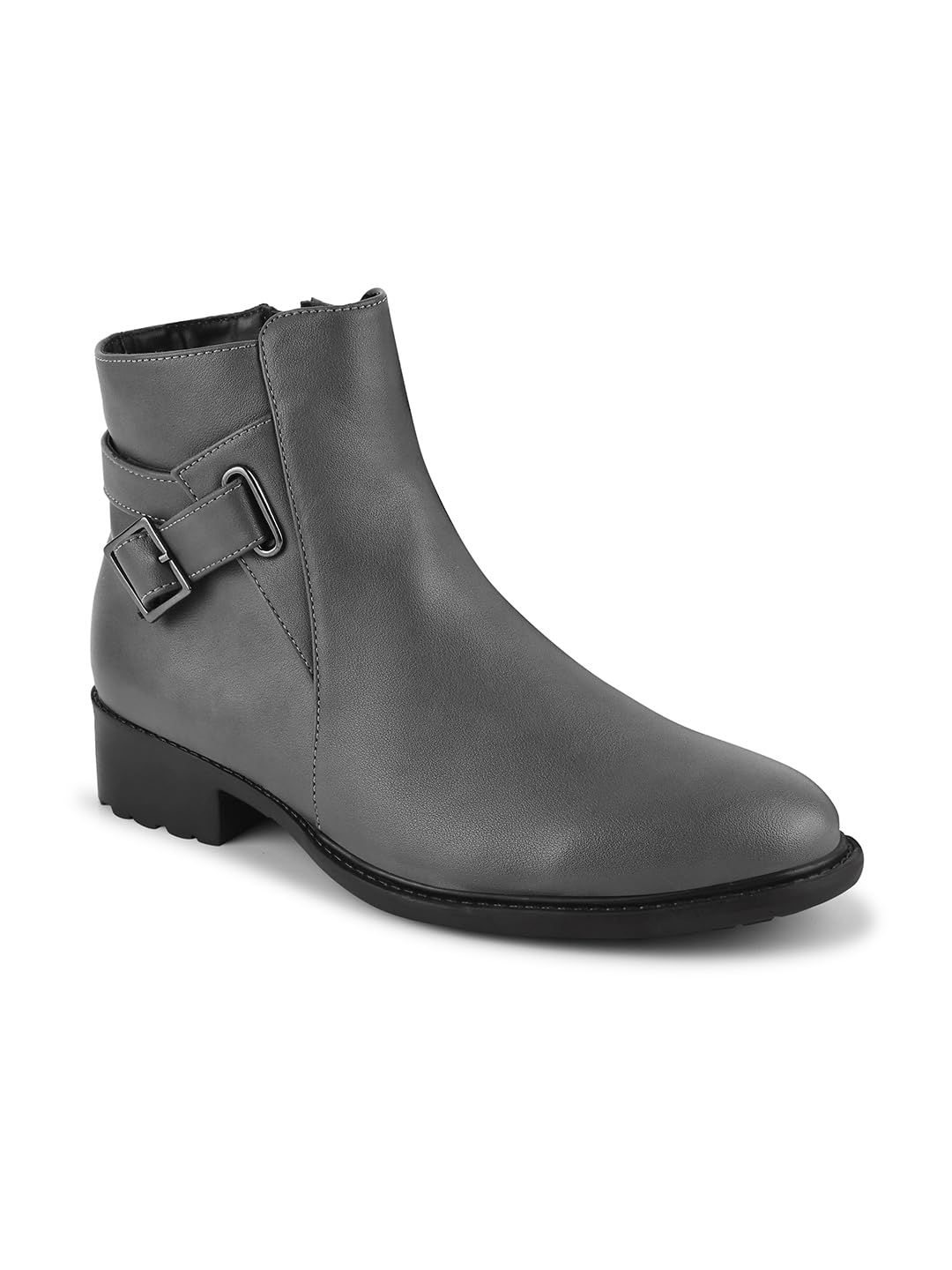 Shuz Touch Black Solid AnkLE Length Boots